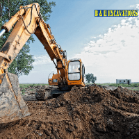 B & H Excavations Logo