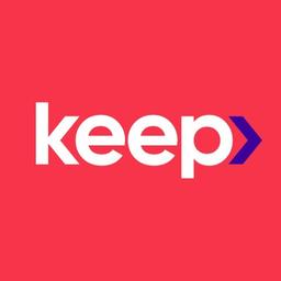 keep> a digital-first design agency. Logo
