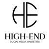High-End Social Media Marketing Logo