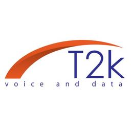 T2k Voice and Data Logo
