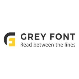 Grey Font Logo