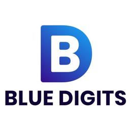 Blue Digits Logo
