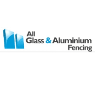 All glass and aluminium fencing Logo
