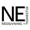 NE Rådgivning + Tegnestue Logo