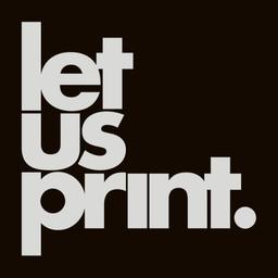 Let Us Print A/S Logo