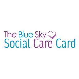 The Blue Sky Social Care Card Logo