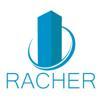 RACHER Administración de Condominios Logo