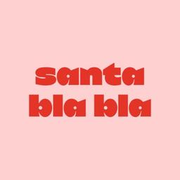 Santa bla bla Logo