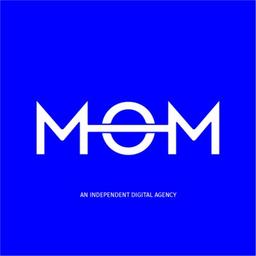 M-O-M. Webudvikling, strategi, design & digitale oplevelser. Logo