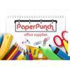Paperpunch Office Supplies Logo