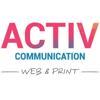 ACTIV communication I e-commerce & e-printing Logo