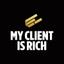 My Client is Rich Logo