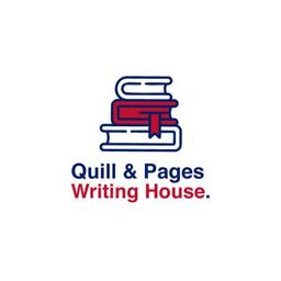 Quill And Pages Writing House Logo