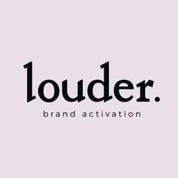 Louder. brand activation Logo