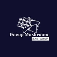 One Up Mushroom Bar Shop Logo