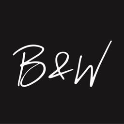 Black and White Finance Logo