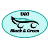 Black & Green Taxi Logo