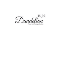 Dandelion Floral and Foliage Design Logo