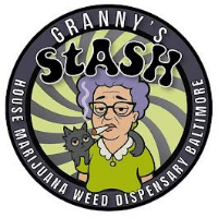 Granny’s Stash House Marijuana Weed Dispensary Logo