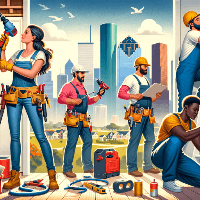 Home Repair Expert (Contractor ) Logo