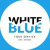 White Blue Tour Service Greece DMC GREECE Logo