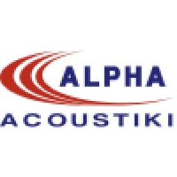 ALPHA ACOUSTIKI S.A. Acoustics,Noise & Vibration control solutions Logo