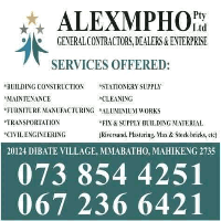 Alex Mpho General Contractor & Dealer Enterprise Pty Ltd Logo