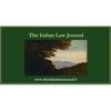 The Italian Law Journal Logo