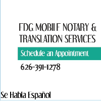 FDG Mobile Notary & Translation Services Logo