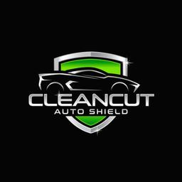 CleanCut Auto Shield Logo