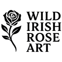 Wild irish Rose Art Logo