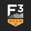 F3 Gold Logo