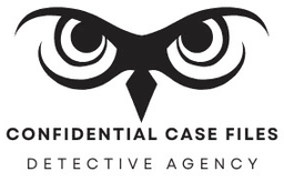 Confidential Case Files Detective Agency Logo