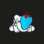 Blue Strawberry Elephant Logo