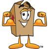 Muscular Moving Men & Storage Logo