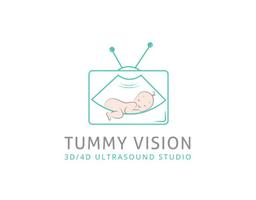 Tummy Vision 3D/4D Ultrasound & Gender Reveal Logo