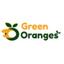 Green Oranges Food Logo