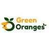 Green Oranges Food Logo