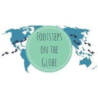 Footsteps on the Globe Logo
