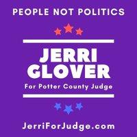 Jerri Glover for Potter County Judge Logo