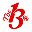 The 13 Percent LLC Logo