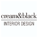 Cream & Black Interior Design Logo