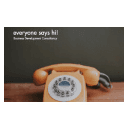 everyone says hi Logo