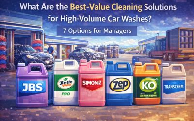 What Are the Best-Value Cleaning Solutions for High-Volume Car Washes? 7 Options for Managers