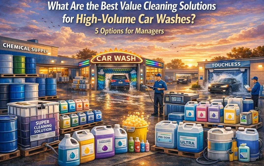 What Are the Best Value Cleaning Solutions for High-Volume Car Washes? 5 Options for Managers