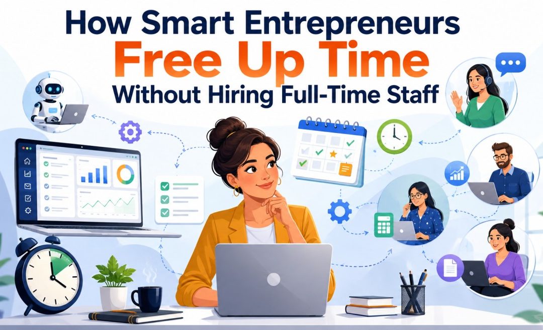 How Smart Entrepreneurs Free Up Time Without Hiring Full-Time Staff