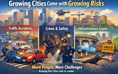 Growing Cities Come with Growing Risks