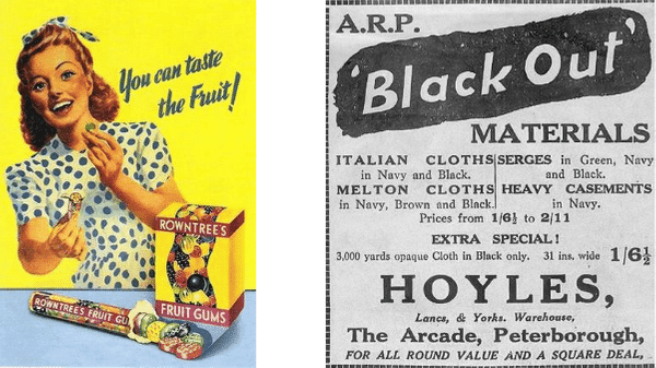 Old print advertisements examples