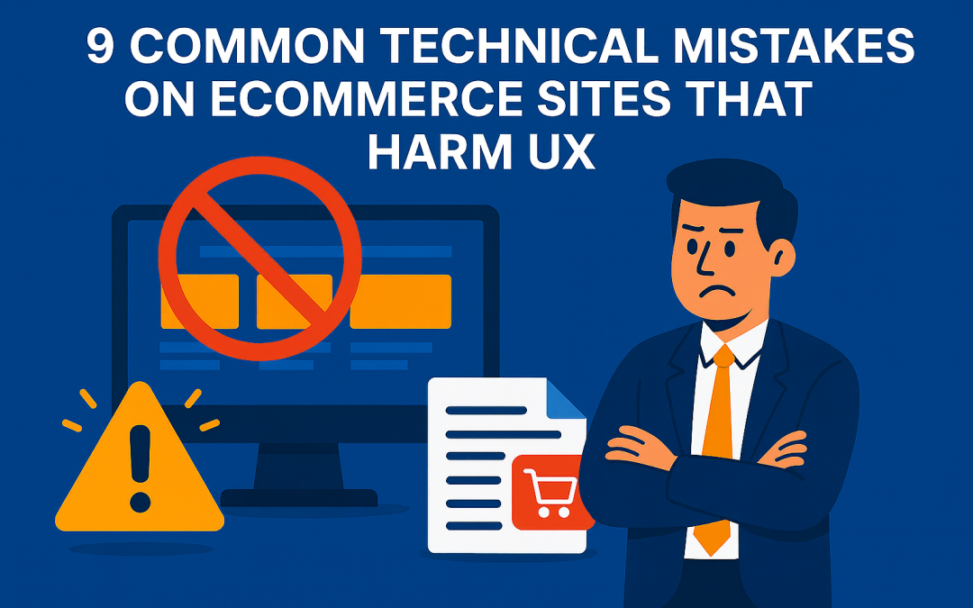 9 Common Technical Mistakes on Ecommerce Sites that Harm UX