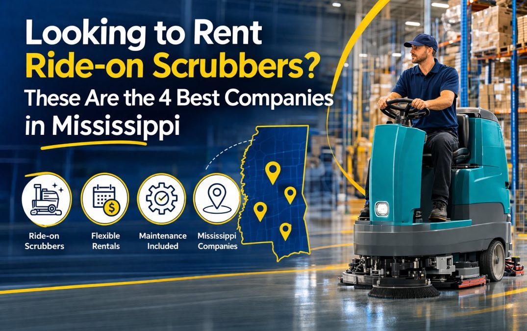 Looking to Rent Ride-on Scrubbers? These Are the 4 Best Companies in Mississippi